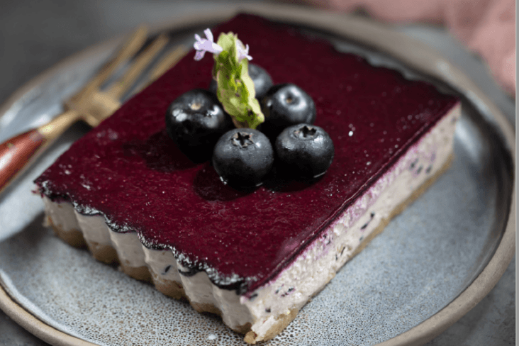 Vegan Blueberry Cheesecake